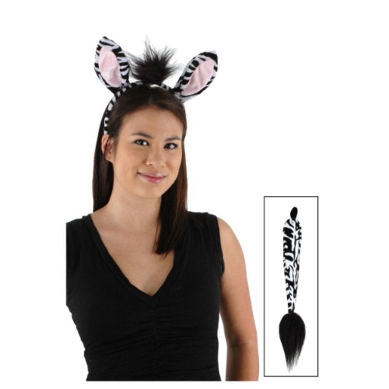 Zebra Costume Accessory Kit Standard