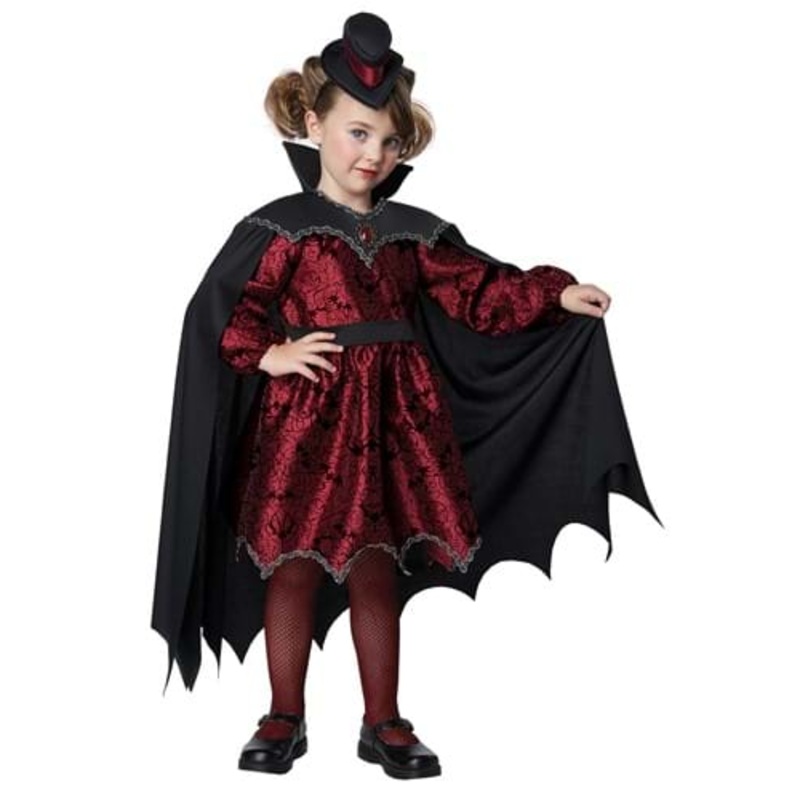 Girl's Posh Vampire Toddler Costume Dress 3T/4T