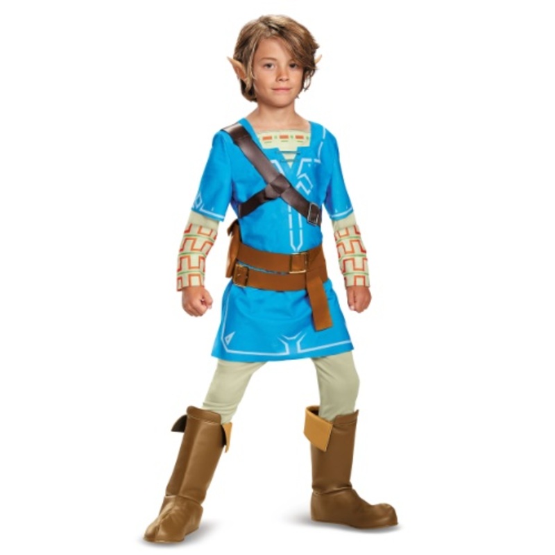 Legend of Zelda Breath of the Wild Boy's Dleuxe Link Costume 3T/4T