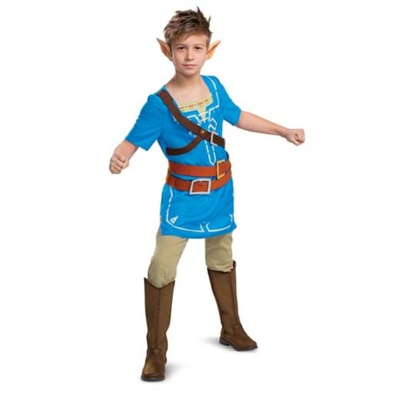 Link Breath of the Wild Classic Kid's Costume Size 4/6