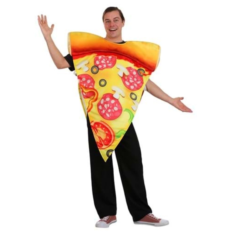 Adult Precious Pizza Slice Costume Standard