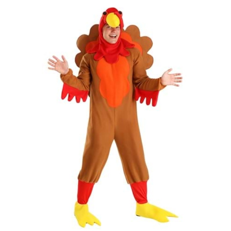 Perky Turkey Costume for Adults Medium
