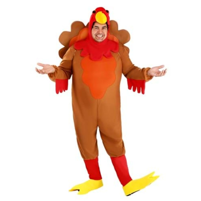 Plus Size Perky Turkey Costume for Adults 2X