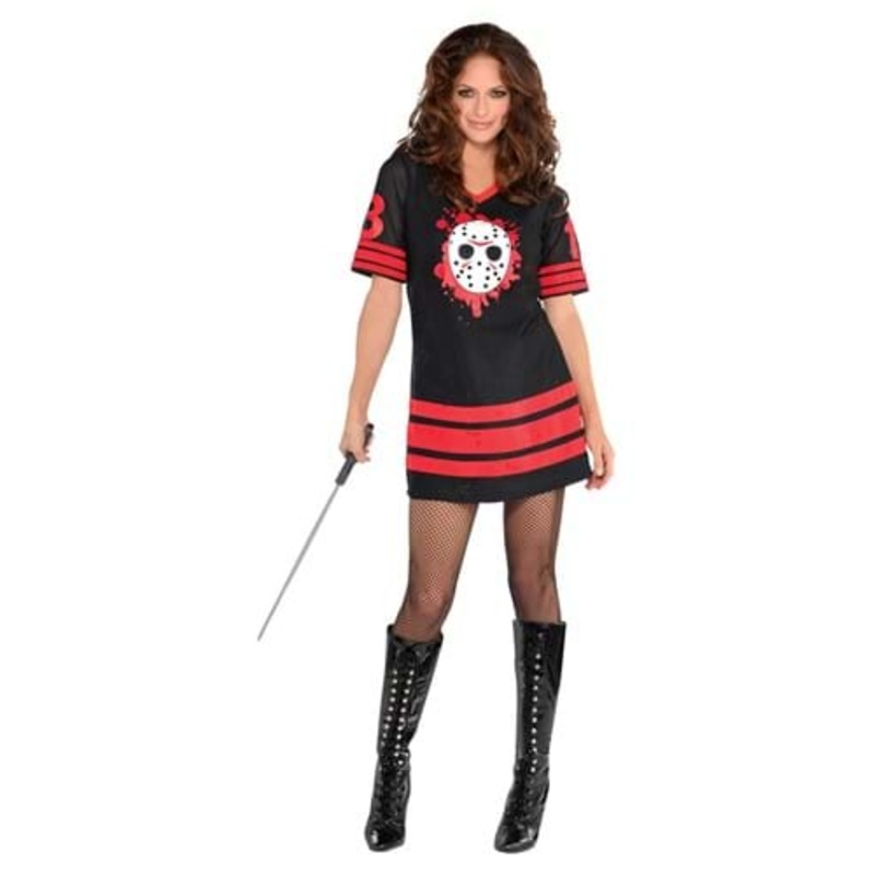 Women's Friday the 13th Jason Jersey Costume Small