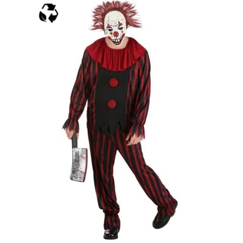 Chuckles the Clown Sustainable Materials Costume for Adults X-Small