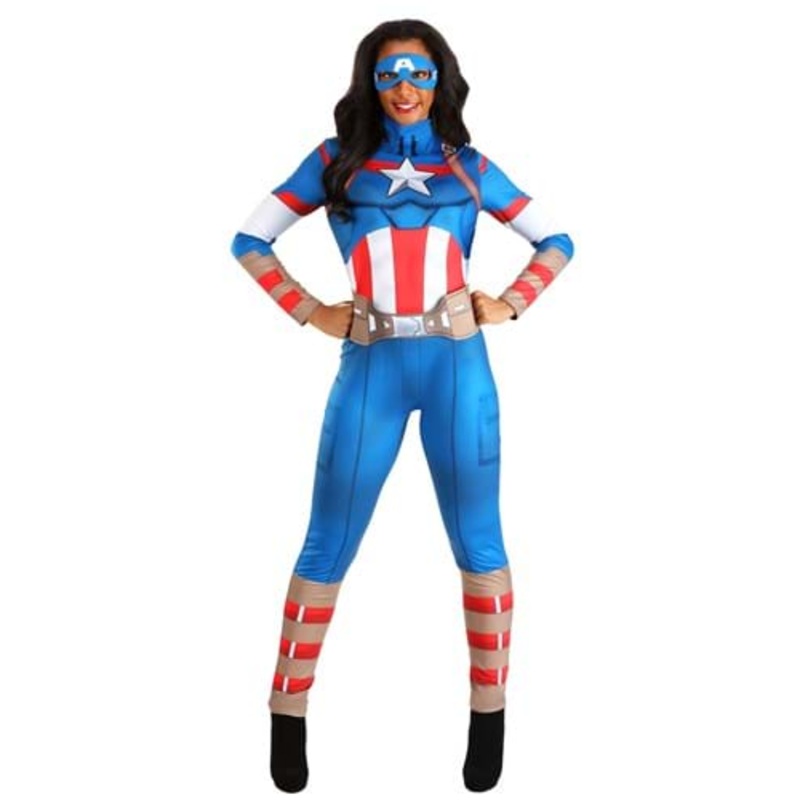 Marvel Classic Captain America Costume for Women X-Small