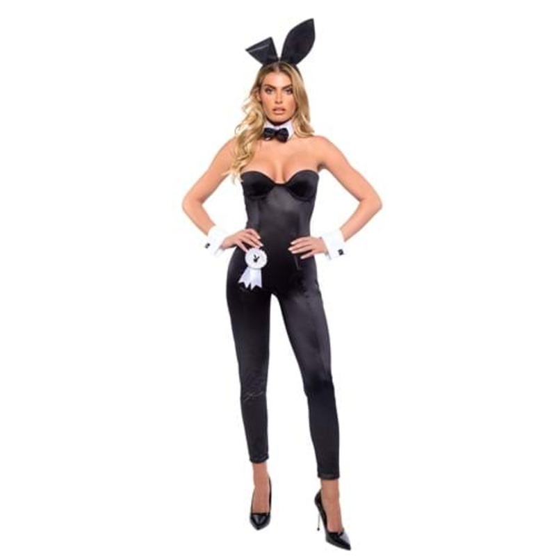 Playboy Black Bunny Classic Playmate Costume for Women X-Small