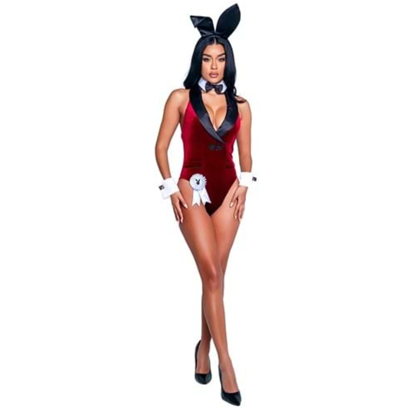 Playboy Smoking Lounge Bunny Costume for Womem Small