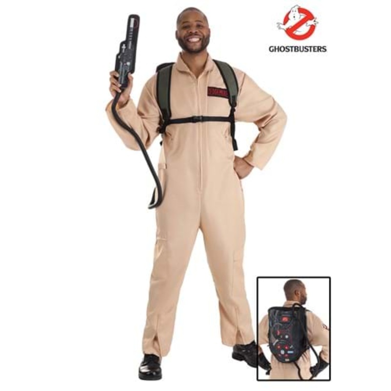 Plus Size Deluxe Ghostbusters Men's Costume 2X