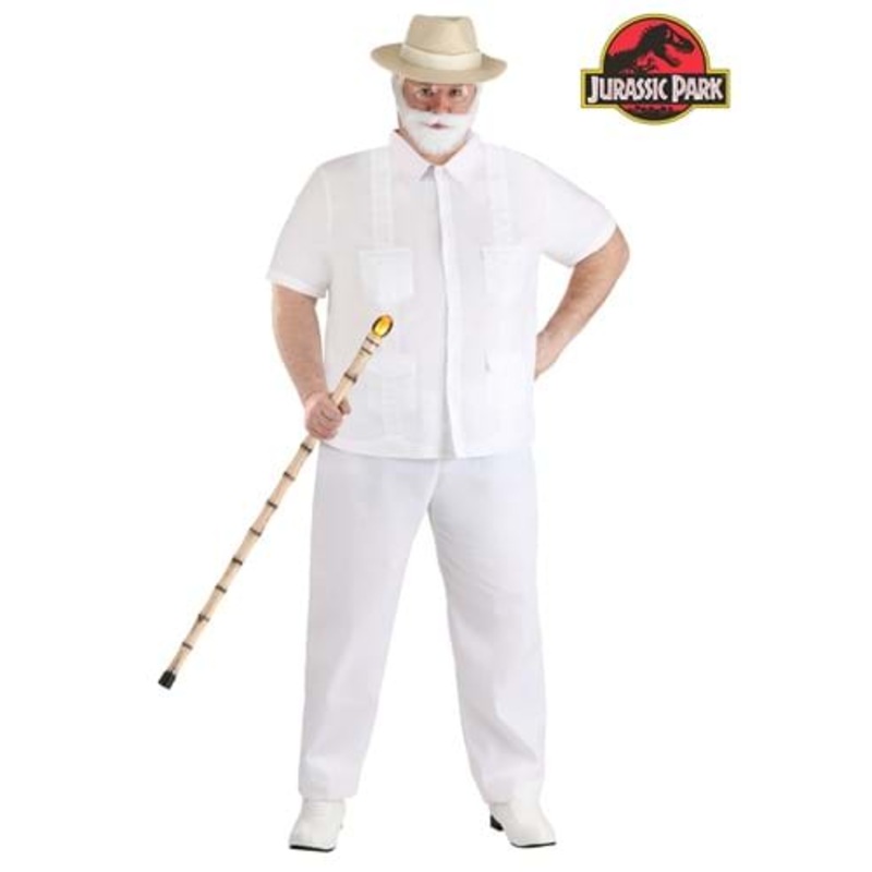 Plus Size Men's Jurassic Park John Hammond Costume 2X