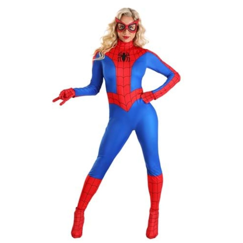 Premium Classic Spider-Man Costume for Women X-Small