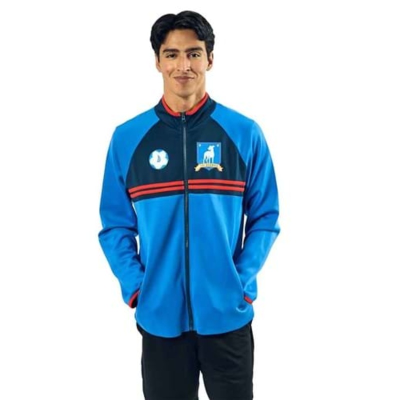 Ted Lasso Cosplay Zip-Up Soccer Adult Costume Jacket Large