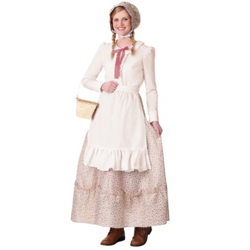Women's Plus Size Prairie Pioneer Costume 1X