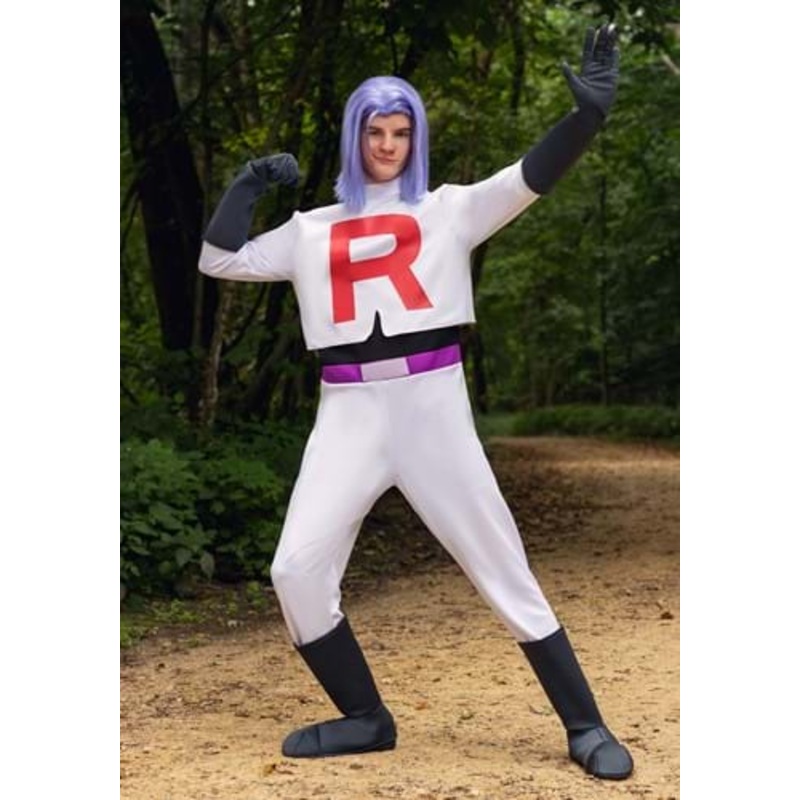 Deluxe Team Rocket James Costume for Men Medium