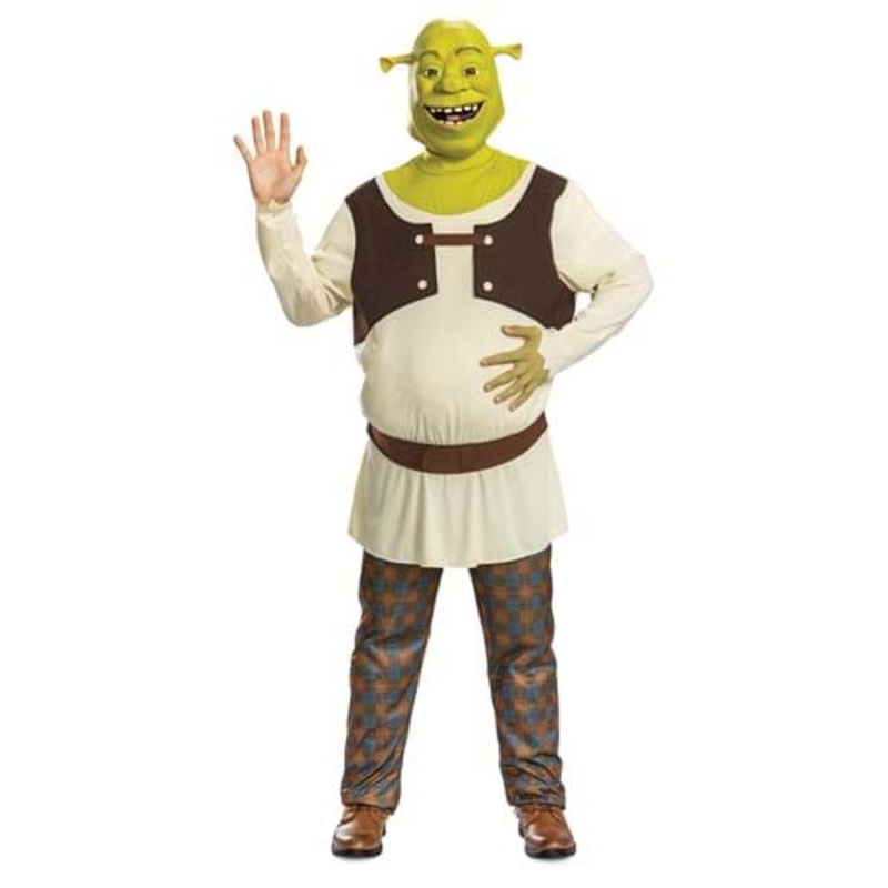 Men's Plus Size Shrek Costume 3X