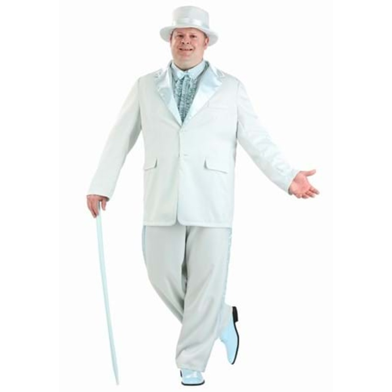 Plus Size Men's Blue Tuxedo Costume 2X
