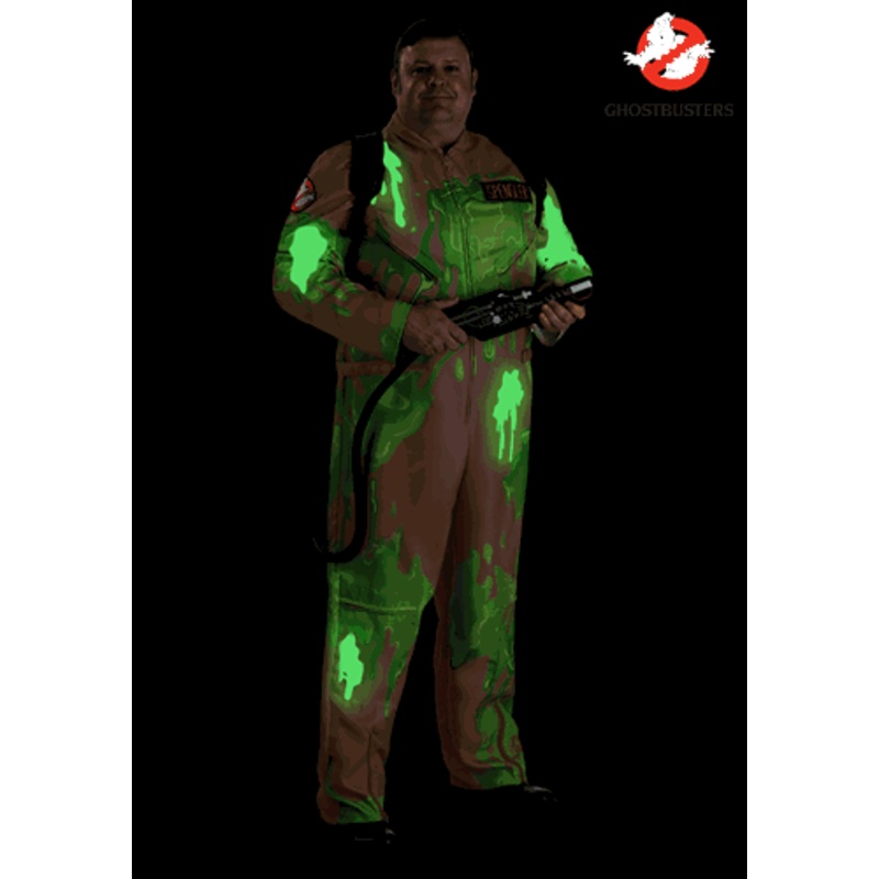Plus Size Slime-Covered Adult Ghostbusters Costume 2X