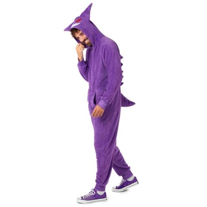 Pokmon Gengar Costume Onesie for Adults Small