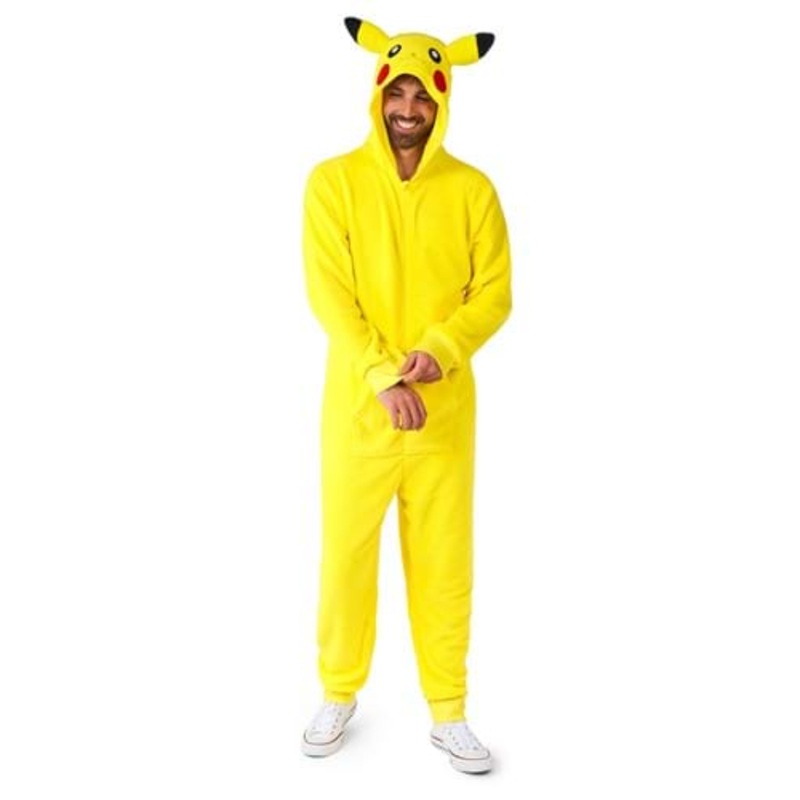 Pokmon Pikachu Costume Onesie for Adults Small