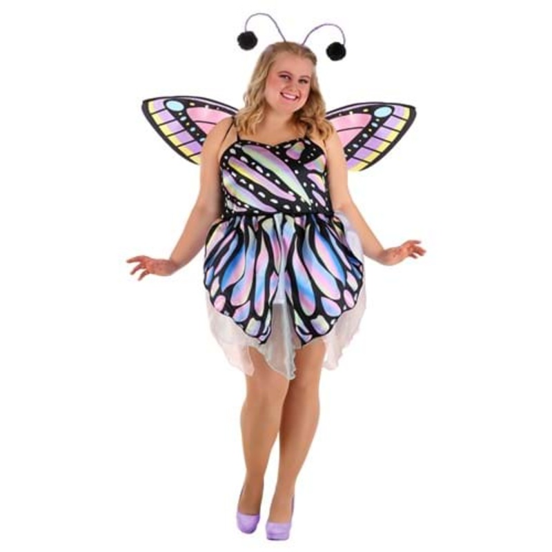 Women's Plus Size Wild Wings Butterfly Costume 1X