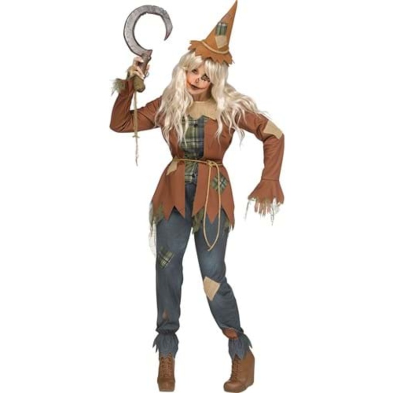 Women's Scary Scarecrow Costume Medium/Large
