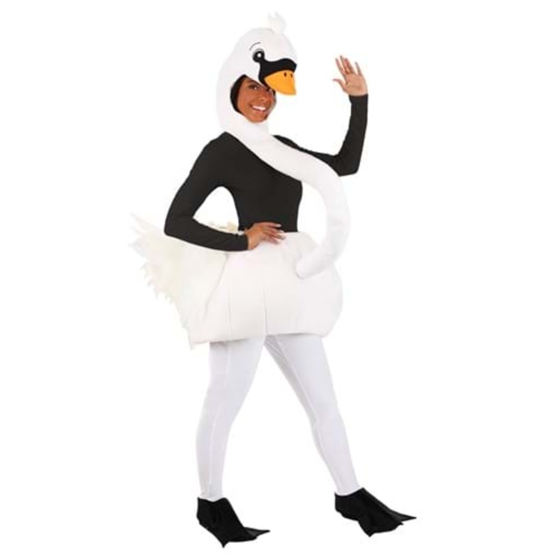 Adult Exclusive Elegant Swan Costume Medium