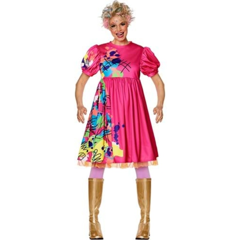 Barbie Women's Weird Barbie Costume Dress Small