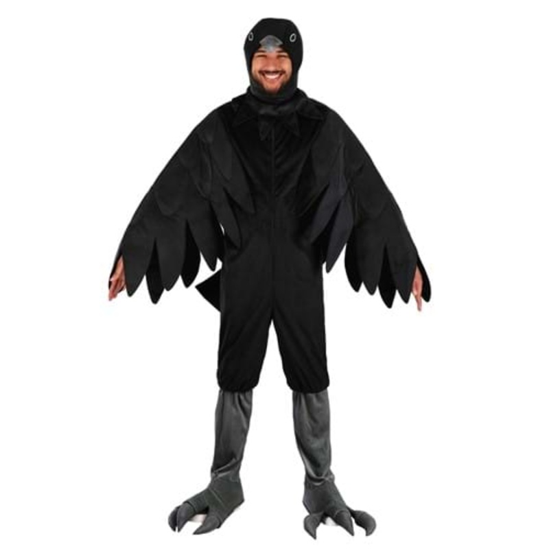 Clever Crow Costume for Adults Small