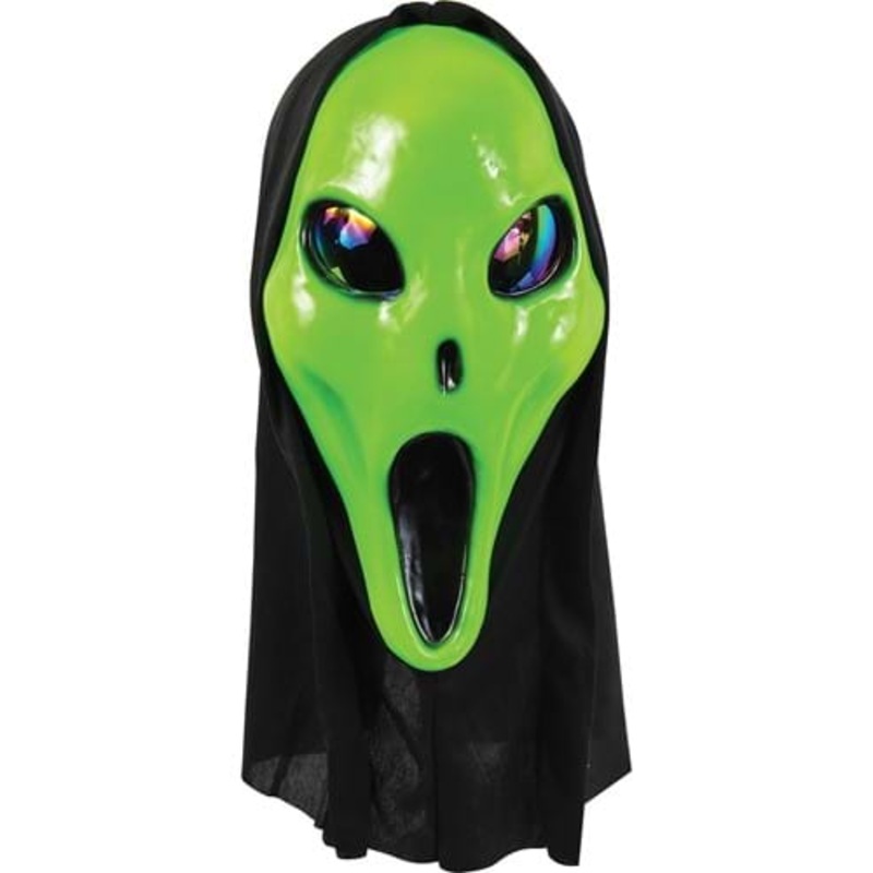 Green Alien Spawn Costume Mask for Adults Standard