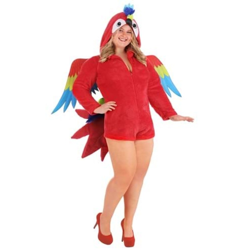 Macaw Parrot Plus Size Women's Costume 1X