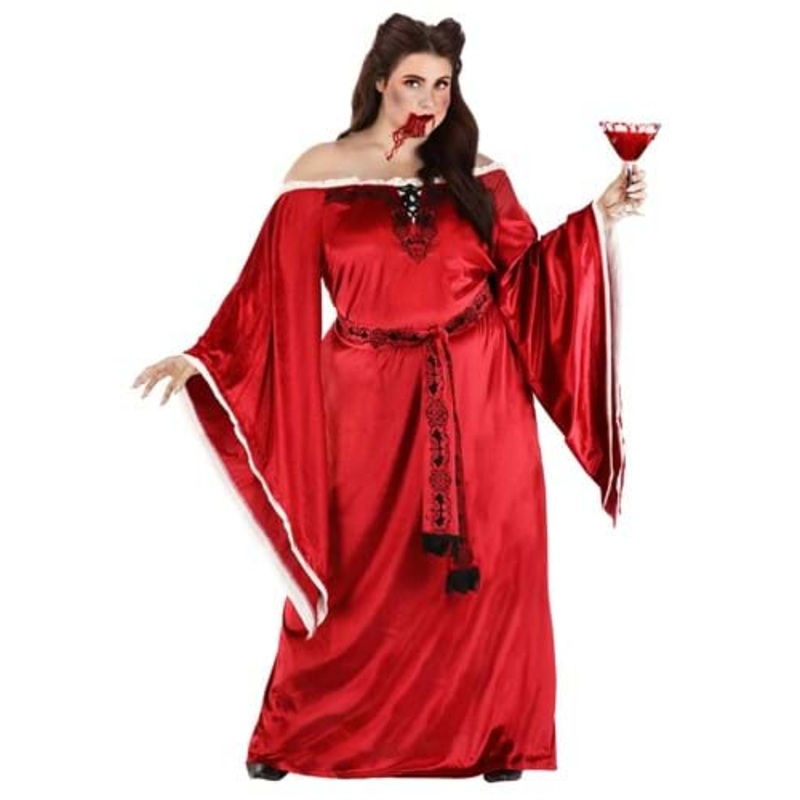 Plus Size Blood Empress Vampire Women's Costume Dress 1X