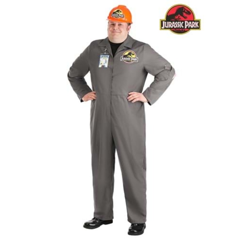 Plus Size Jurassic Park Employee Costume for Adults 2X