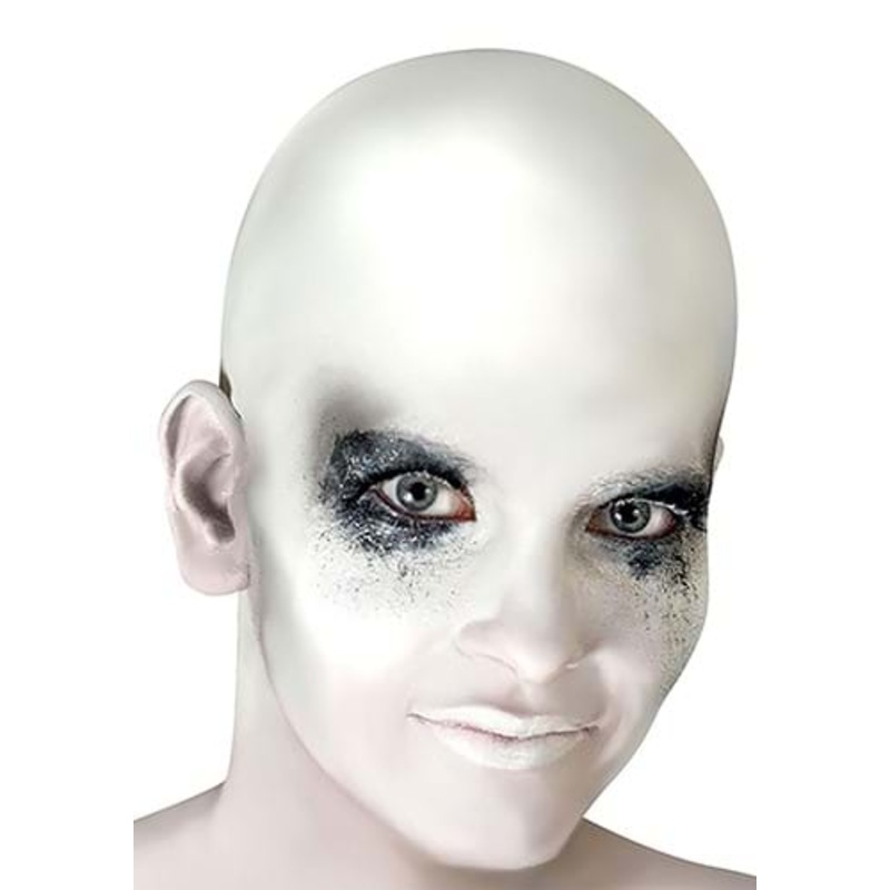White Bald Cap for Adults Standard