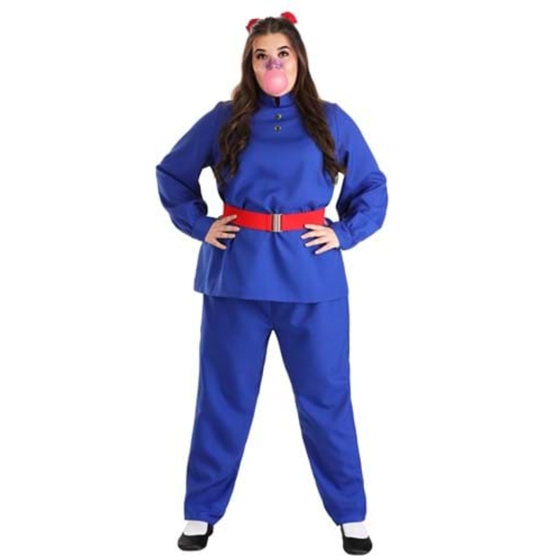 Women's Plus Size Gum-Chewing Ticket Winner Costume 1X