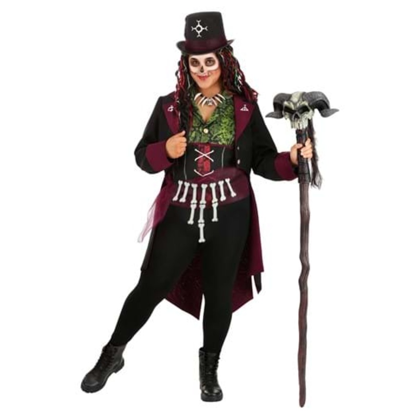 Women's Plus Size Voodoo Queen Costume 1X