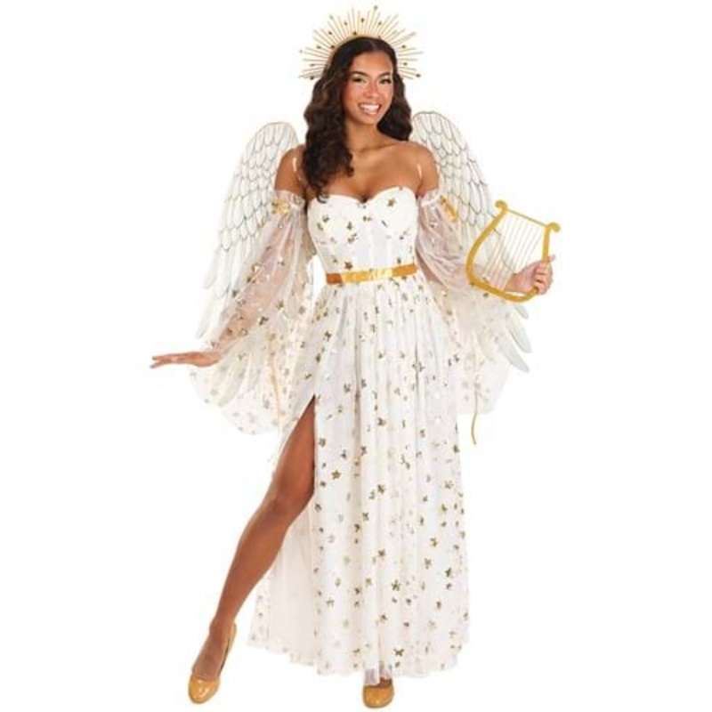 Women's Premium Angel Costume Small