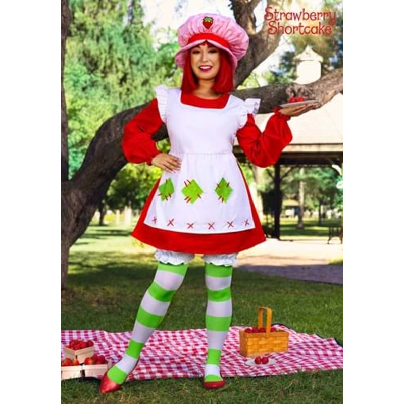 Classic Strawberry Shortcake Costume for Women X-Small