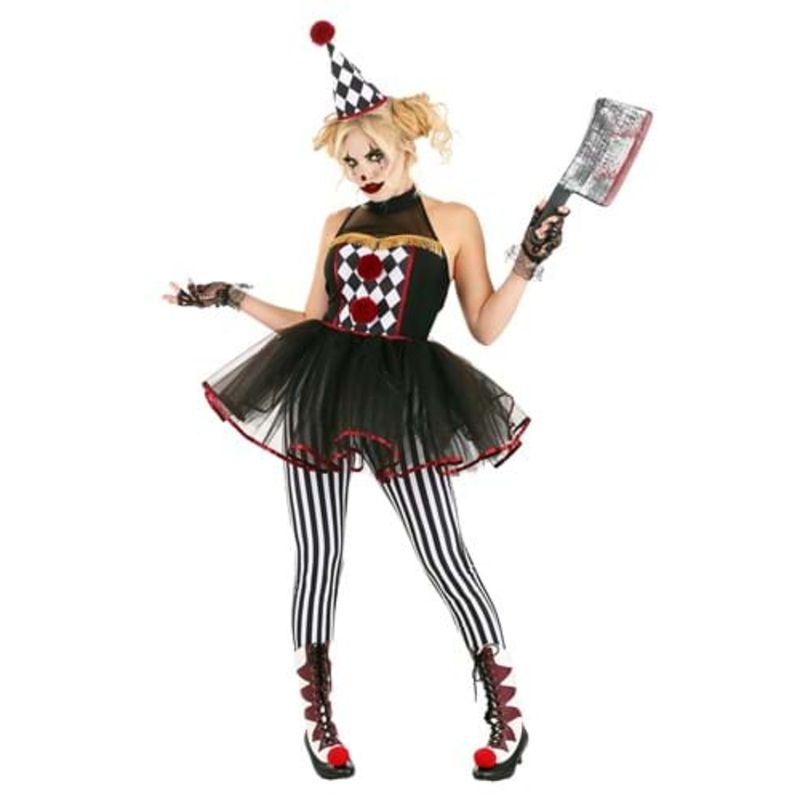 Twisted Clown Costume for Women X-Small