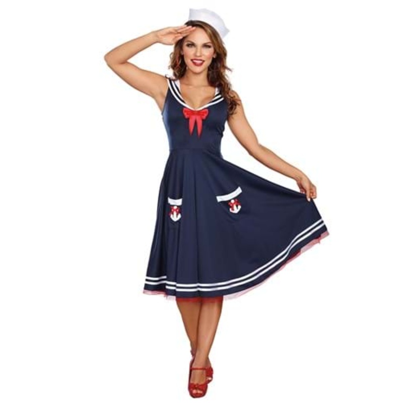 All Aboard Women's Costume Dress Small
