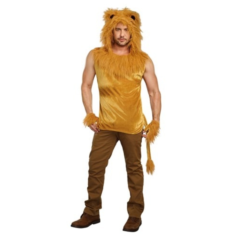 King of the Jungle Lion Costume for Men Medium