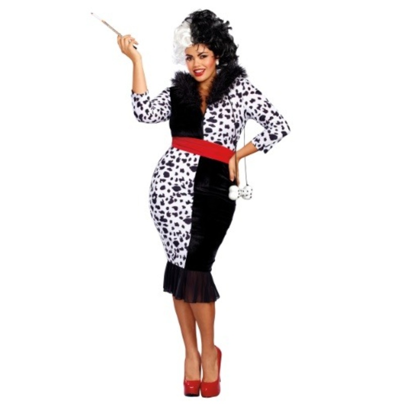Plus Size Dalmatian Diva Women's Costume 1X