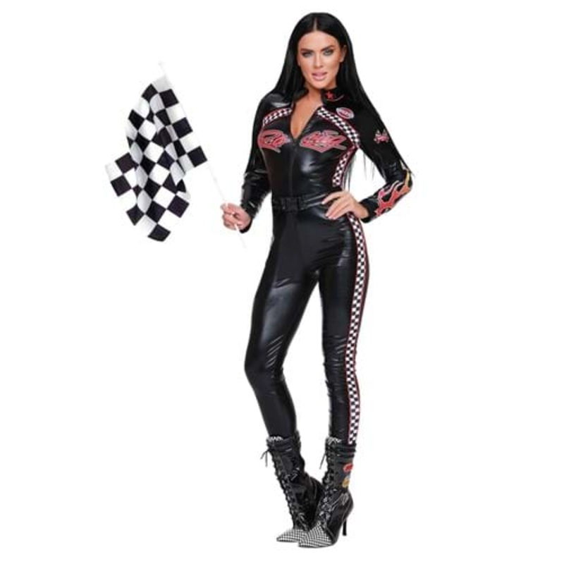 Start Your Engines Racing Women's Costume Small