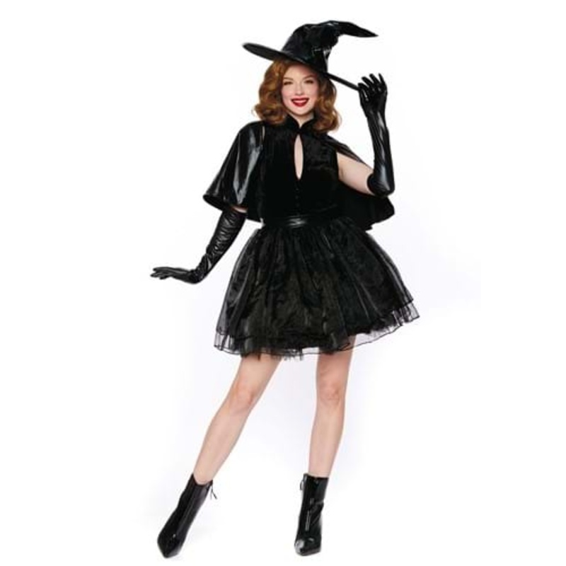 Vintage Witch Costume Dress for Women Small