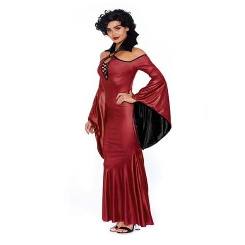 Women's Vampire Red Vixen Costume Dress Small