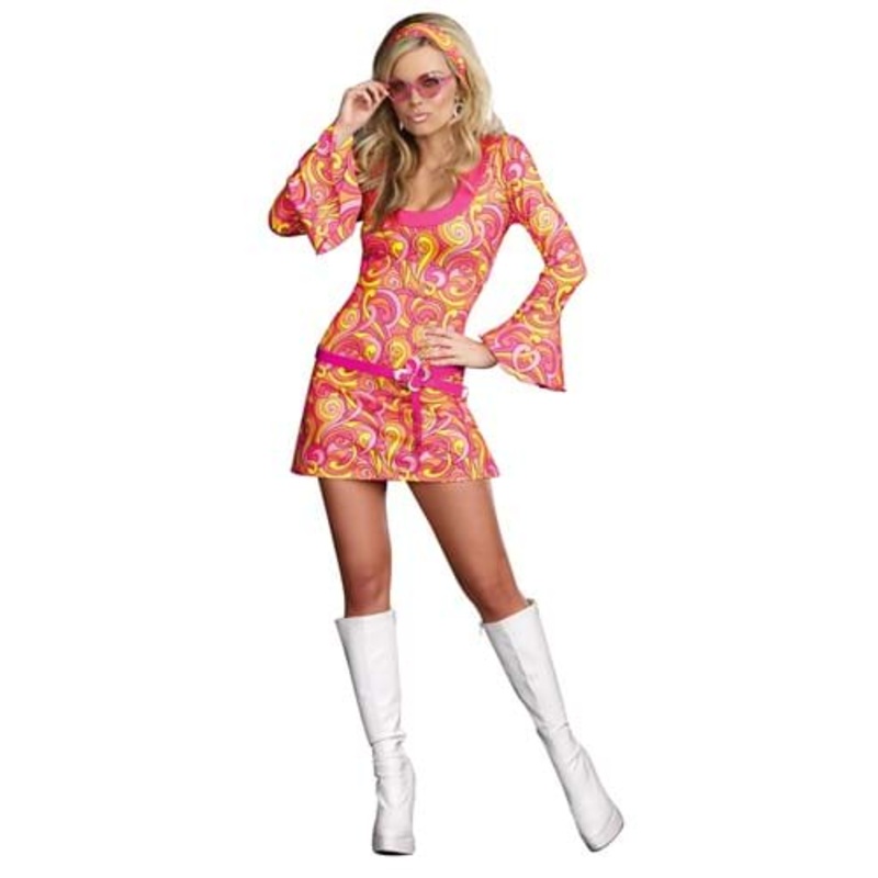 Groovy Go Go Dancer Costume for Women XX-Small