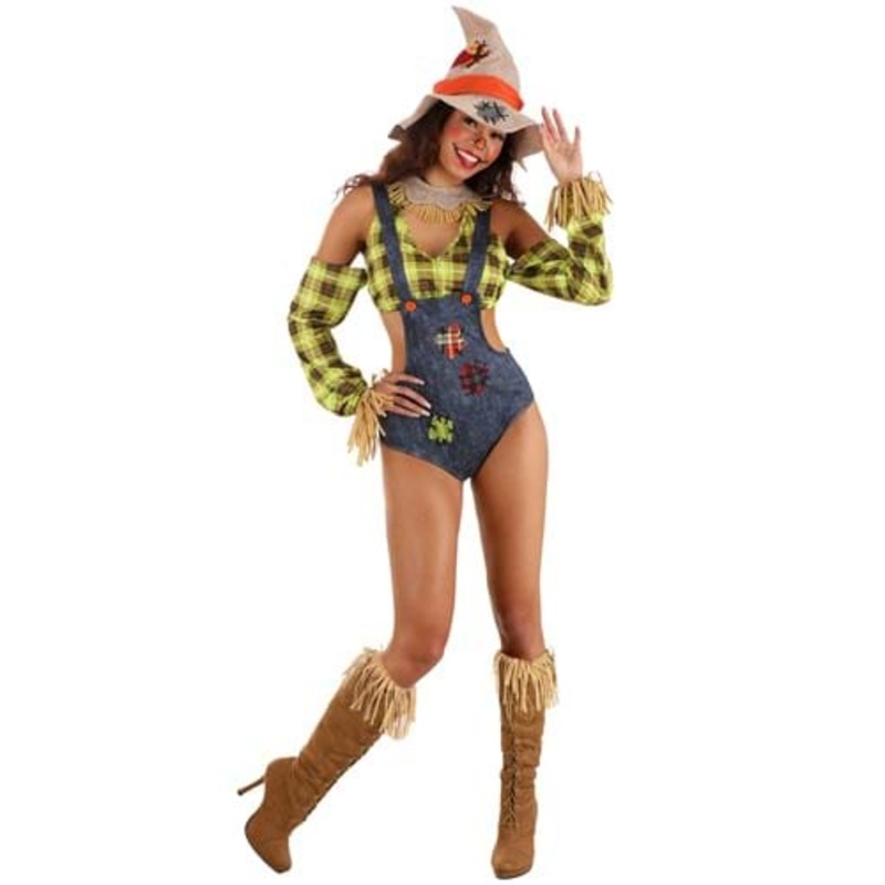 Sexy Country Scarecrow Women's Costume Small