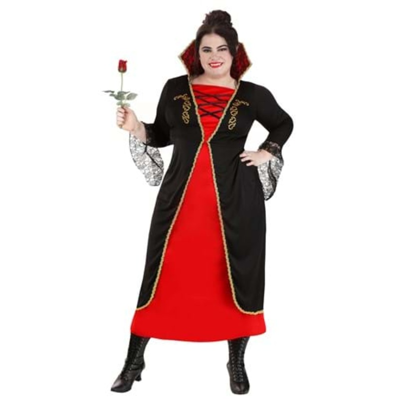 Women's Plus Size Classic Vampire Costume Dress 2X