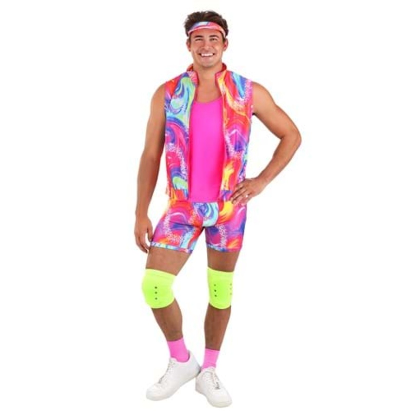 Retro Rollerblade Doll Costume for Men Small
