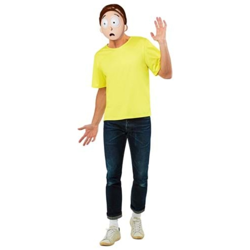 Rick and Morty Men's Morty Costume Medium