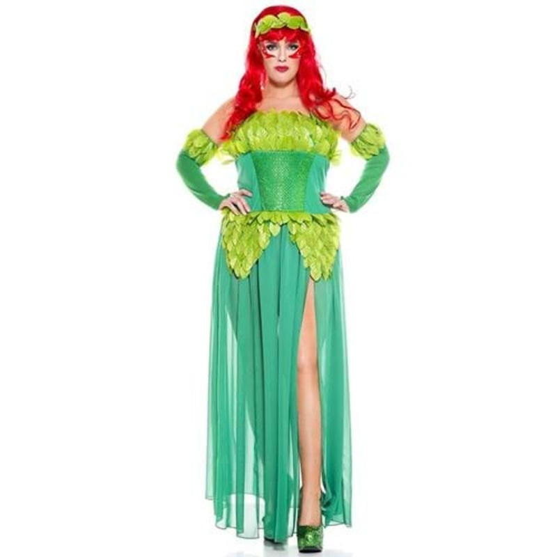 Women's Plus Size Sexy Poisonous Villain Costume 1X/2X